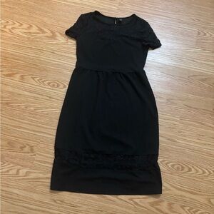 Elegant Black Lace Dress